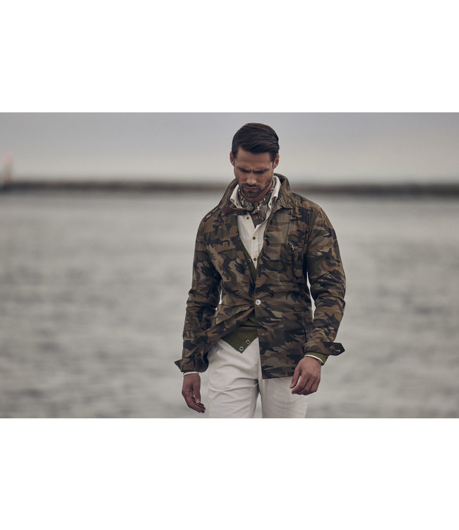 Stenstroms  Overshirt, Camouflage Print