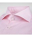 Stenstroms Overhemd, Katoen, Lange Mouw, Roze Wit Gestreept, New Slimline