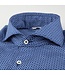 Stenstroms Stenstroms Twofold Katoenen Overhemd, Blauw Structuur Dessin, Lange Mouw, New Slimline