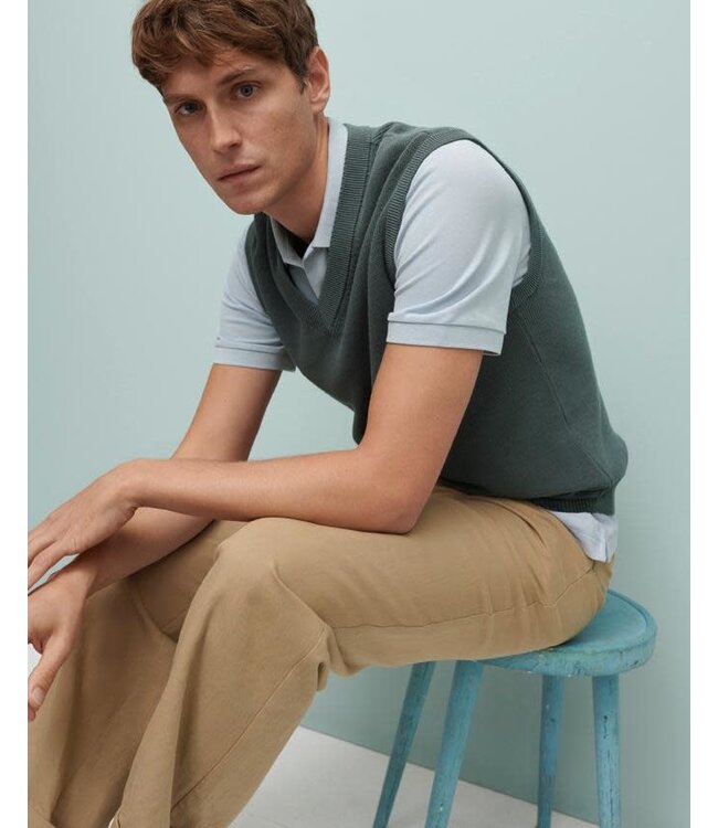 Maerz Munchen Maerz Munchen, Spencer, Slip-over,  Merino Wol,  Zeegroen