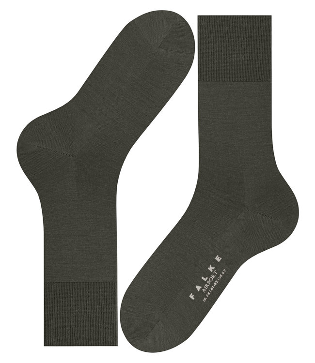 Falke Falke, Paar Sokken, Model Airport, Groen Gemeleerd