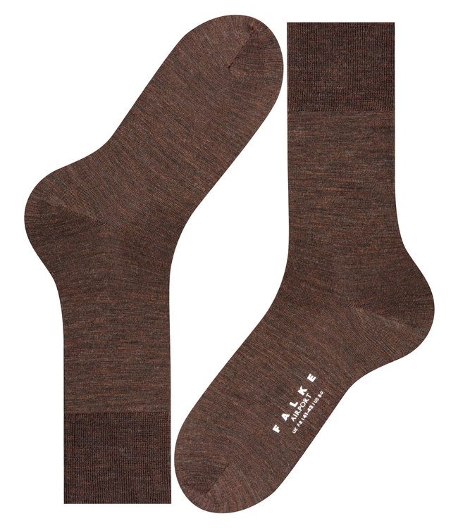 Falke Falke, Paar Sokken, Model Airport, Donkerbruin