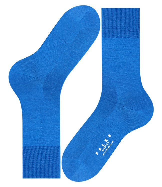Falke Falke, Paar Sokken, Model Airport, Saffier Blauw
