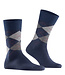 Burlington Paar Sokken, Model Edinburgh,  Dark Navy, Aigle