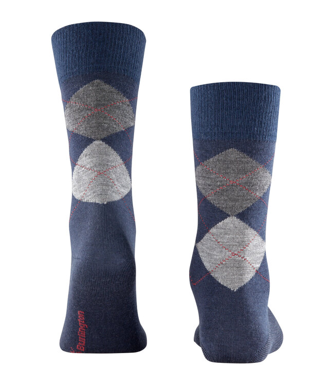 Burlington Paar Sokken, Model Edinburgh,  Dark Navy, Aigle