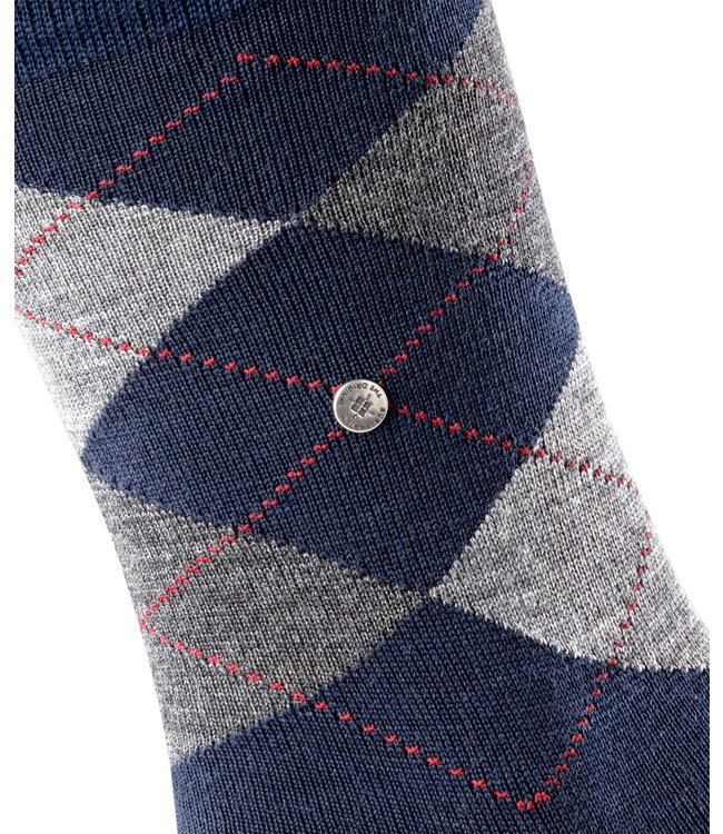 Burlington Burlington, Paar Sokken, Model Edinburgh,  Dark Navy, Aigle