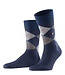 Burlington Paar Sokken, Model Edinburgh,  Dark Navy, Aigle