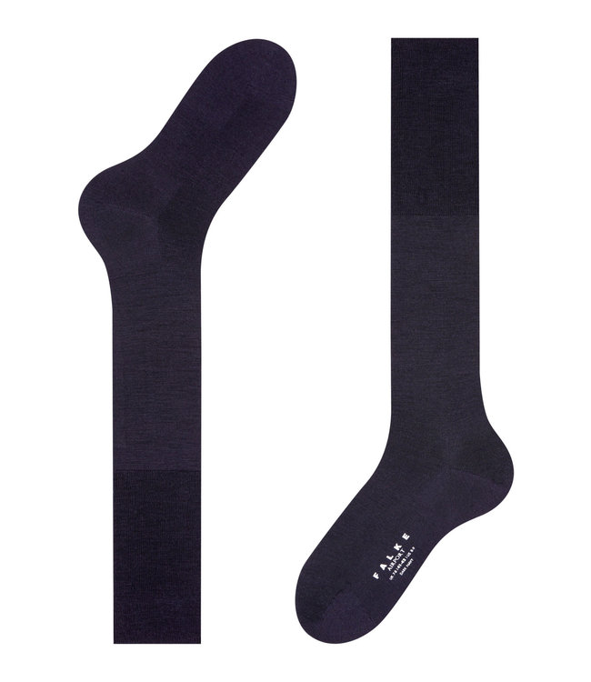 Falke Falke, Paar Lange Sokken, Model Airport Plus, Donkerblauw