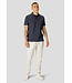 Clean Cut Copenhagen Clean Cut Copenhagen, Stretch Katoen Polo, Korte Mouw, Donkerblauw