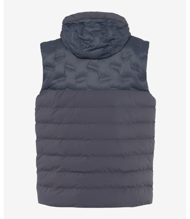 Brax Brax Bodywarmer met Capuchon, Staalgrijs