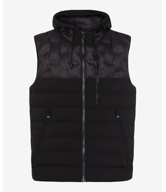 Brax Brax Bodywarmer met Capuchon, Zwart