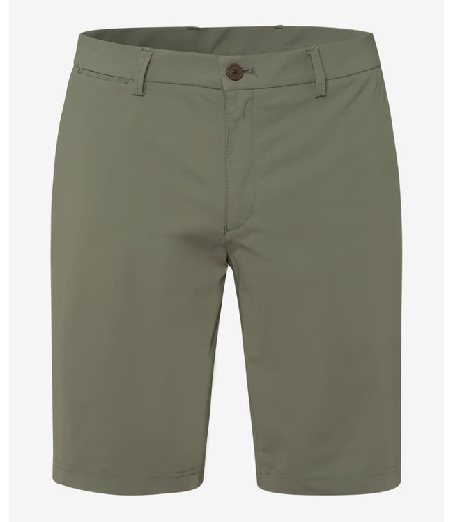 Brax Bermuda, Stretch Fabric, Cooltech, Mosgroen