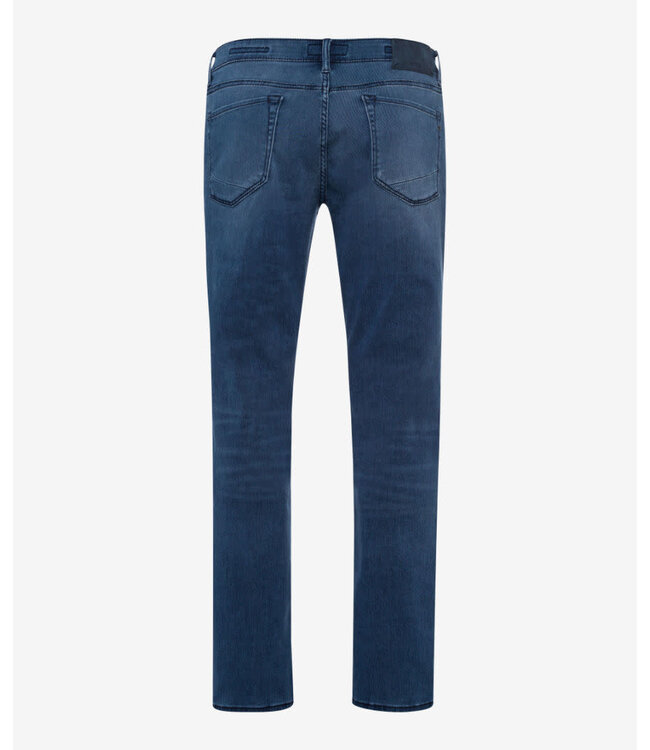 Brax Jeans, Model Chuck Hi-Flex Summer Denim, Faded Blauw