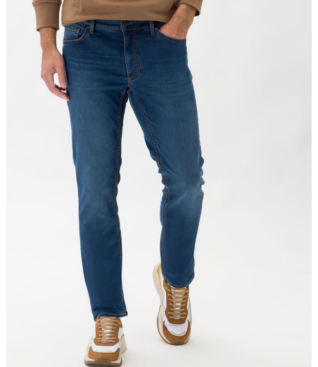 Brax Brax, Heren Five Pocket Jeans, Stretch , Denimblauw, Hybrid-Flex