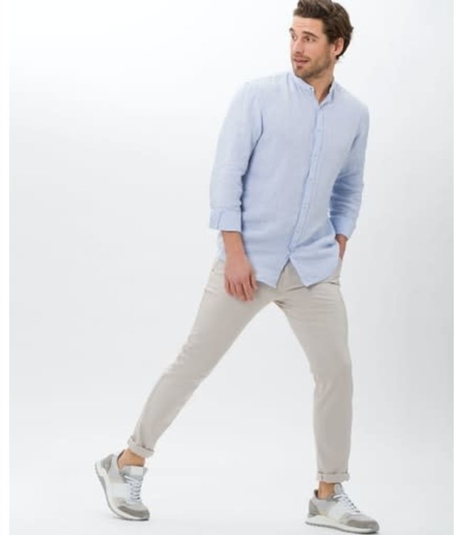 Brax Brax Heren Broek Chino Model Silvio, Lichtbeige