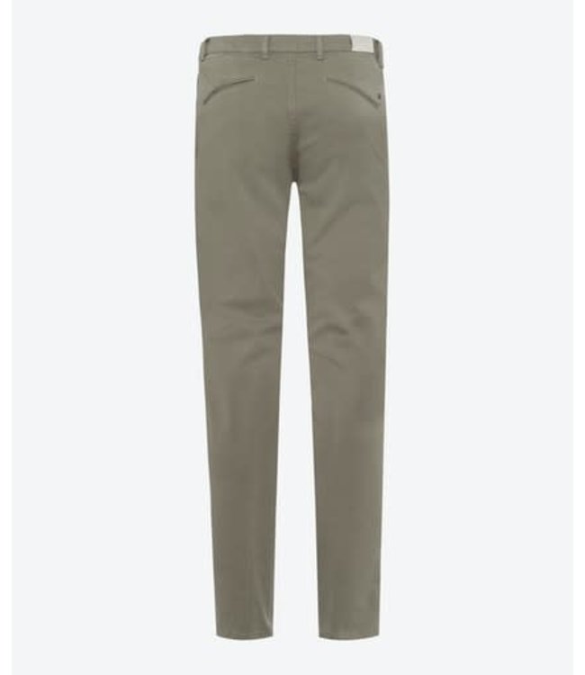 Brax Heren Broek, Chino Model Silvio, Mosgroen
