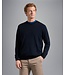 Paul & Shark Trui Summer/Winter Extra Fine Merino Wol, Ronde Hals, Donkerblauw