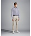 Paul & Shark Overhemd, Katoen, Blauw/Beige/Bruin Gestreept