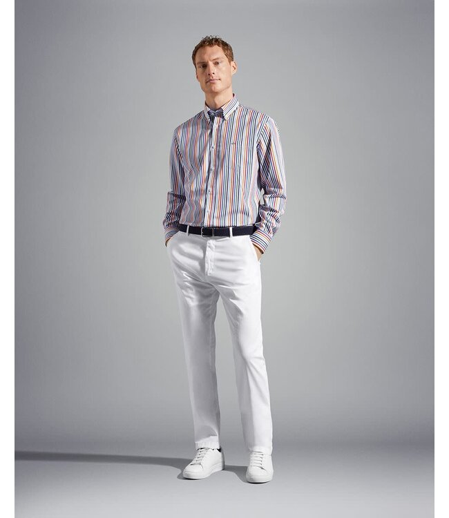 Paul & Shark Overhemd, Katoen, Multicolour Gestreept