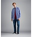 Paul & Shark Overhemd, Katoen, Blauw Wit Gestreept, Easy Care