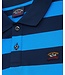 Paul & Shark Polo, Korte Mouw, Donkerblauw Cobaltblauw Gestreept