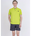 Paul & Shark Heren Polo, Korte Mouw, Piqué Katoen met Logo Patch op de Borst, Lime Groen