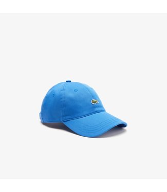 Lacoste Lacoste Pet / Cap Twill Katoen, Cobaltblauw met Front Logo, Unisex