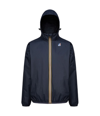 K-Way K-Way, Unisex Jack met Capuchon, Le Vrai Claude 3.0 Warm, Donkerblauw