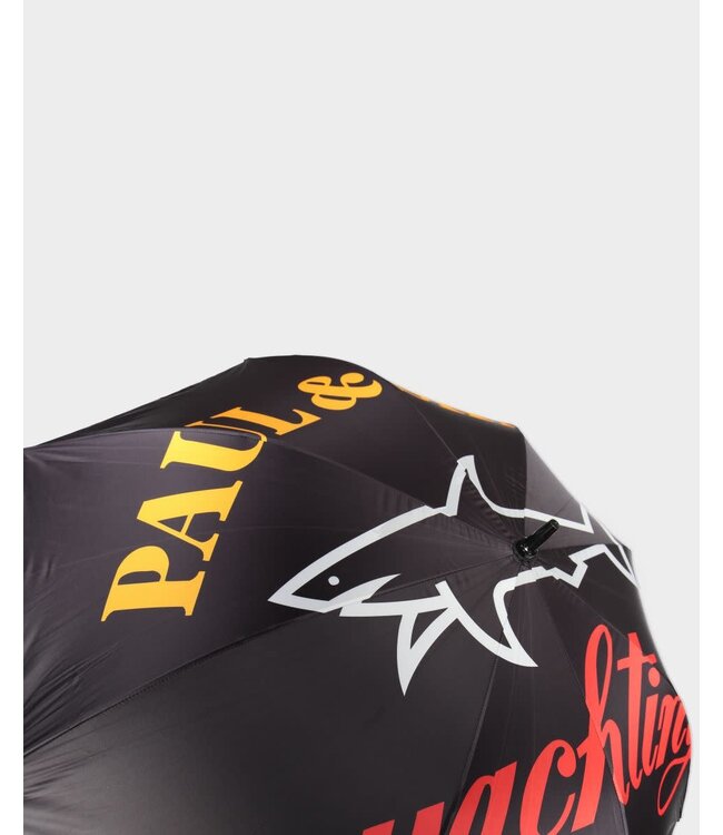 Paul & Shark Paraplu, Carbon Steel, Donkerblauw Met Groot Logo