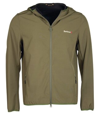 Barbour Barbour, Jas, Peak Fleece met Capuchon, Olijfgroen