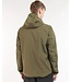 Barbour Jas, Peak Fleece met Capuchon, Olijfgroen