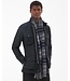 Barbour Sjaal, Wol, Cashmere Mix,  Black Slate Tartan