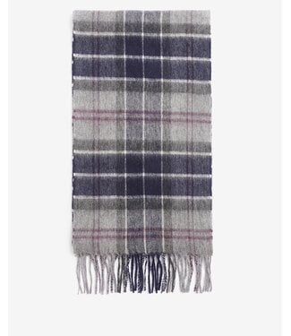 Barbour Barbour, Sjaal, Wol, Cashmere Mix, Black Slate Tartan, Grijs, Blauw, Paars