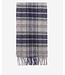Barbour Sjaal, Wol, Cashmere Mix,  Black Slate Tartan