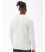 Barbour Trui, Wol,  Ronde Hals, Structuur Knit, Off-White