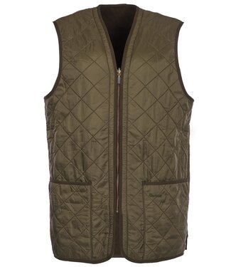 Barbour Barbour, Polar Quilt, Zip-In-Liner/Losse Binnenvoering/Bodywarmer met Rits, Olijfgroen