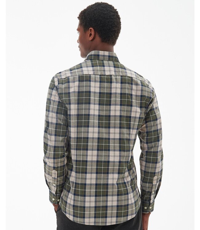 Barbour Tailored Fit, Katoenen Overhemd, Forest Mist Tartan Geruit