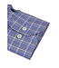 Stenstroms Overhemd, Twofold Katoen, Lange Mouw,  Blauw/Bruin American Check, New Slimline