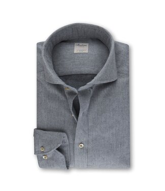 Stenstroms Stenstroms, Flanellen Overhemd, Lange Mouw, Grijs,  New Slimline
