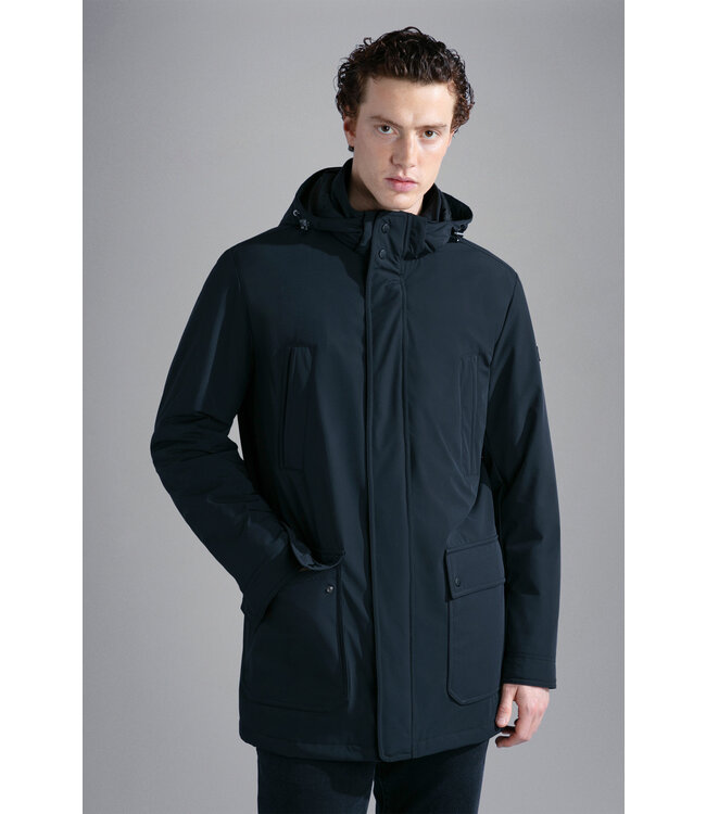 Paul & Shark Driekwart Jas, RE 4X4 stretch Typhoon®, Donkerblauw