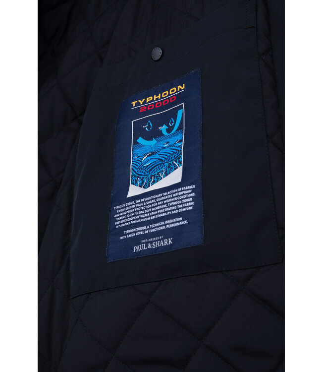 Paul & Shark Driekwart Jas, RE 4X4 stretch Typhoon®, Donkerblauw