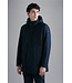 Paul & Shark Jas, Parka Model ,Save the Sea Typhoon® Twill and Faux Fur, Donkerblauw