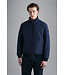 Paul & Shark Jas, Blouson Model met Suede Accenten, Donkerblauw