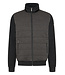 Bugatti Vest met Rits, Pied de Poule Front, Bruin Grijs