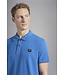 Paul & Shark Heren Polo, Korte Mouw, Piqué Katoen met Logo Patch op de Borst, Cobalt Blauw