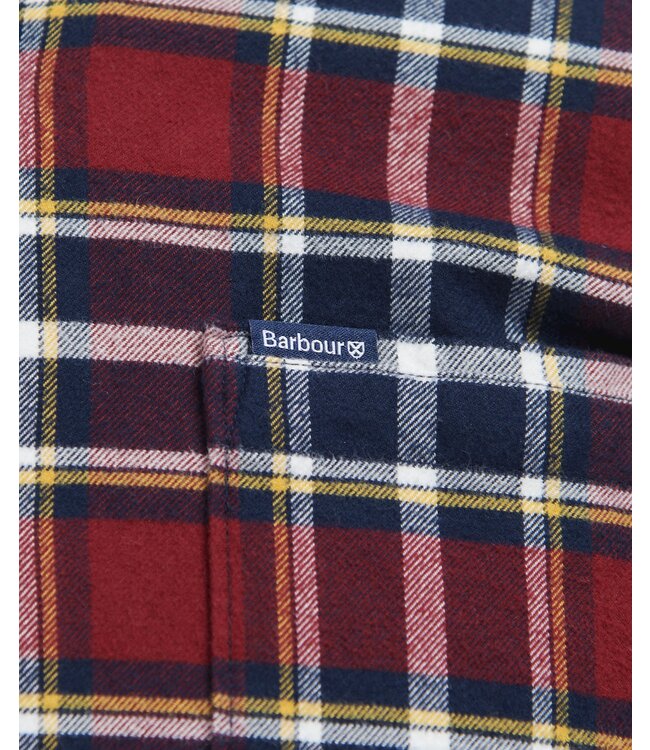 Barbour Tailored Fit, Flanellen, Overhemd Classic Tartan Rood Geruit