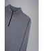 Paul & Shark Half-Zip Trui, Tasmanian S120 Wol, Grijs