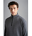 Paul & Shark Half-Zip Trui, Tasmanian S120 Wol, Grijs