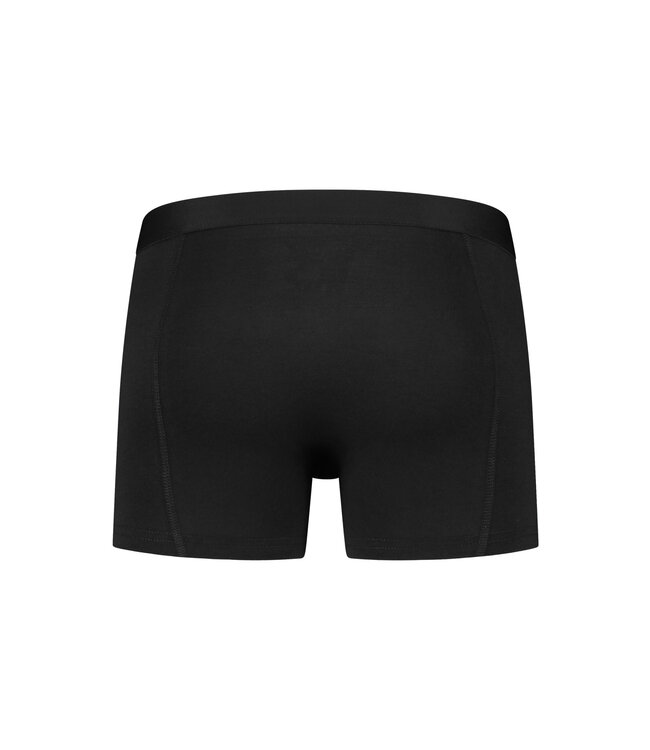 Slater Ondergoed, 2-Pack, Bamboo Boxer Shorts, Zwart