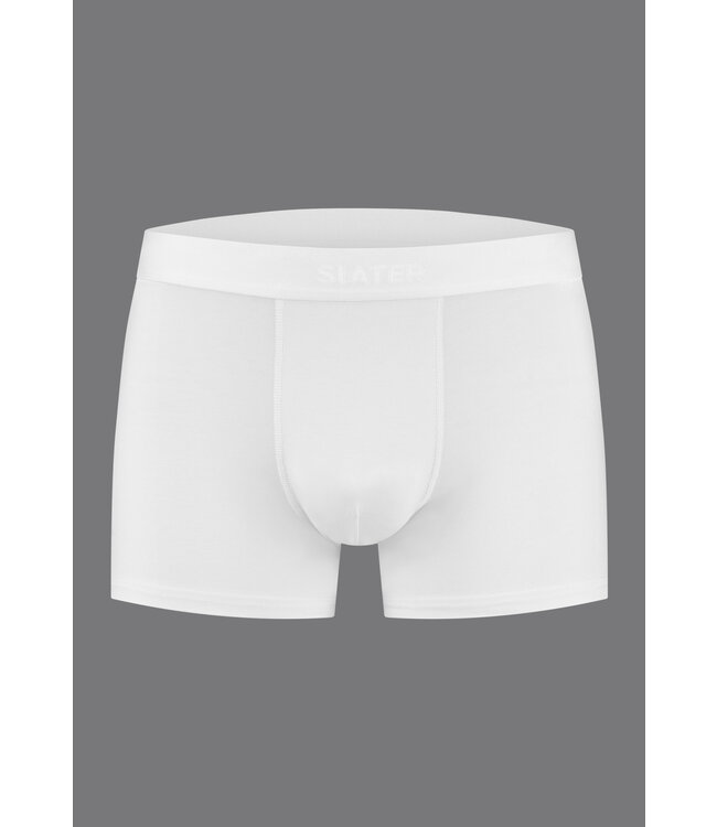 Slater Ondergoed, 2-Pack, Bamboo Boxer Shorts, Wit
